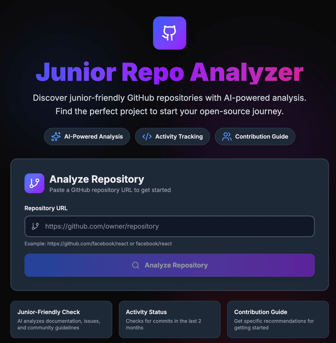 Junior Repo Analyzer